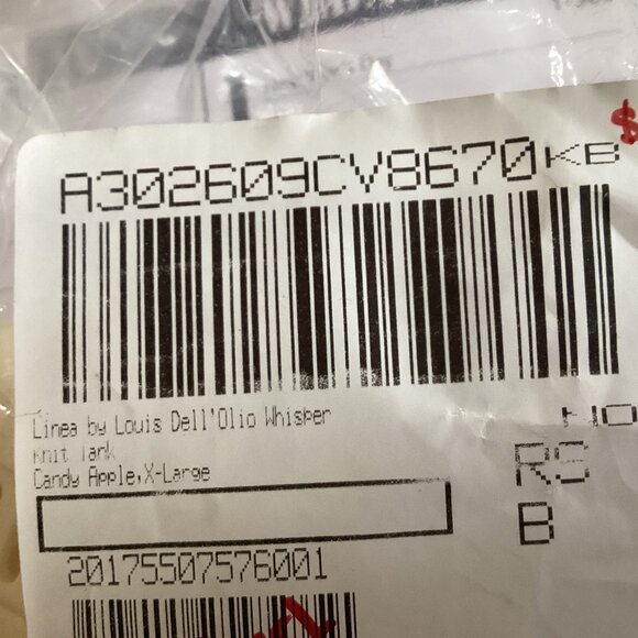 XL Sweater Tank Red Linea by Louis Dell'Olio - Picture 6 of 6